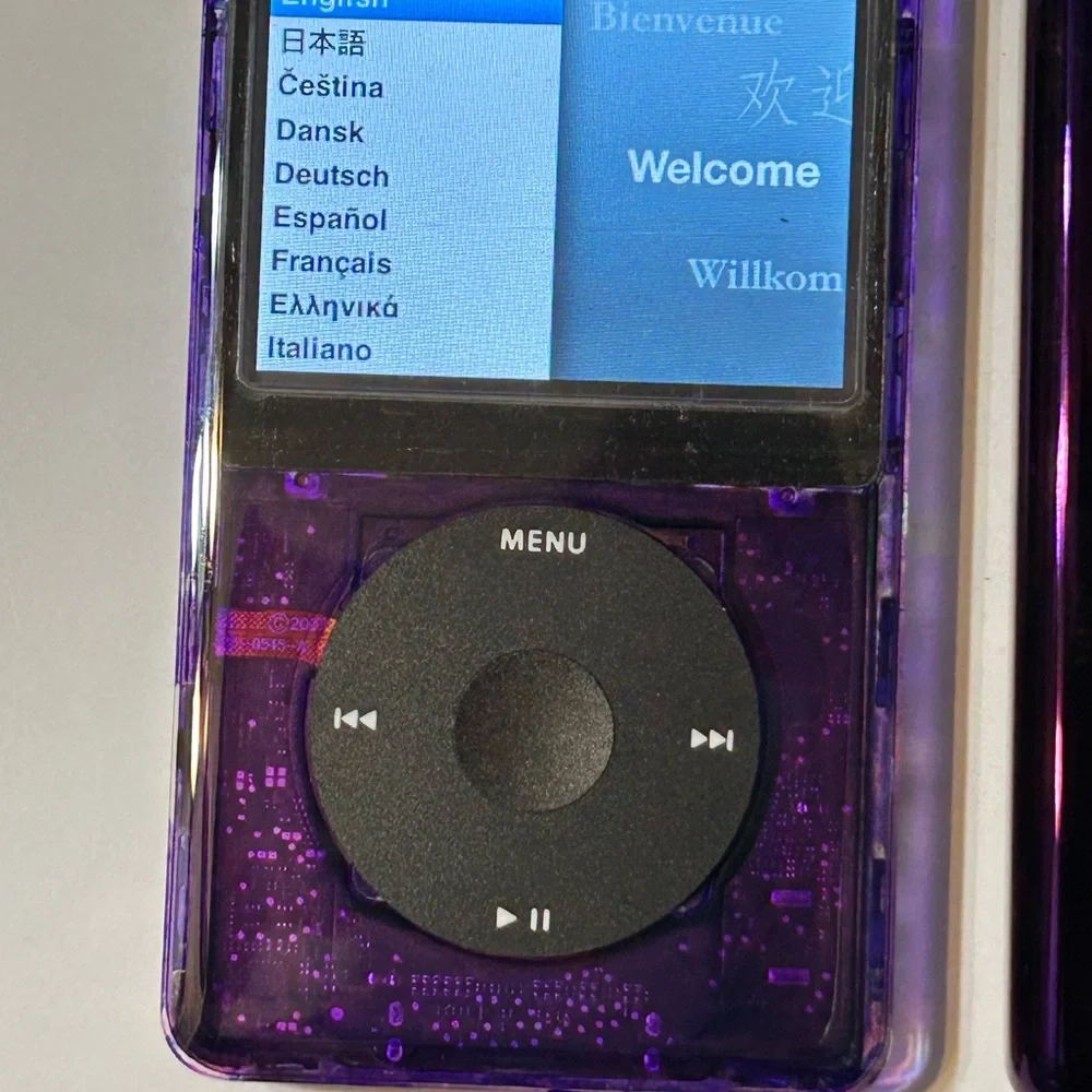 Apple iPod Classic 7th generation 256gb ssd with mega battery Viola