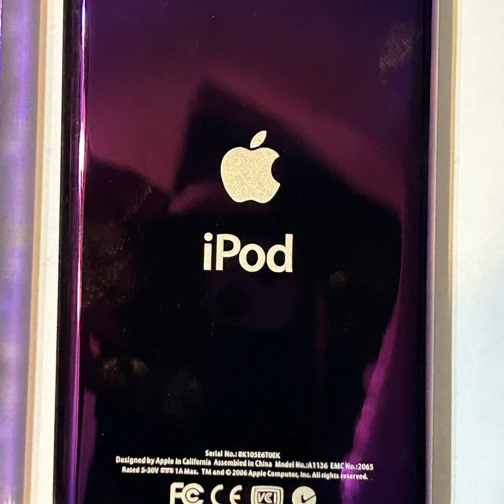 Apple iPod Classic 7th generation 256gb ssd with mega battery Viola