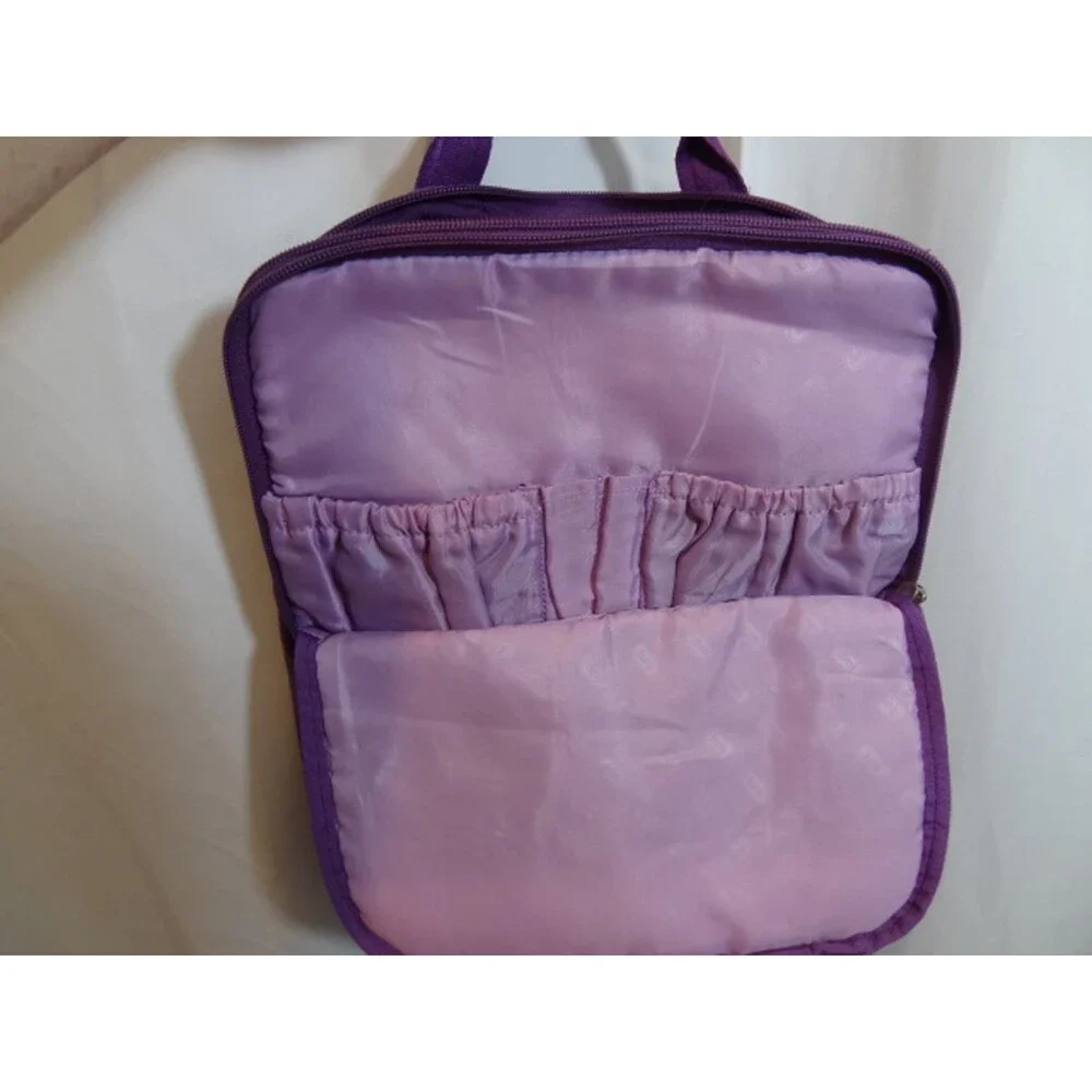Lug Slider Laptop Tablet Pouch Sleeve - Convertible Travel Bag Purple