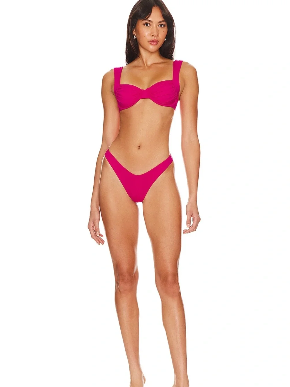 l*space Cabana Bitsy Hot Pink Bikini Bottom. Size L. NWT