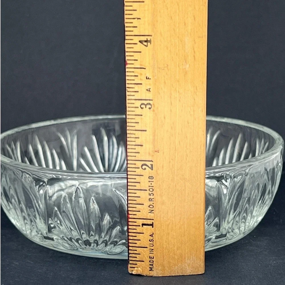 Glass Bowl Avon Fan Pattern Vintage 5 5 inch Clear Decorative Dish Home Decor