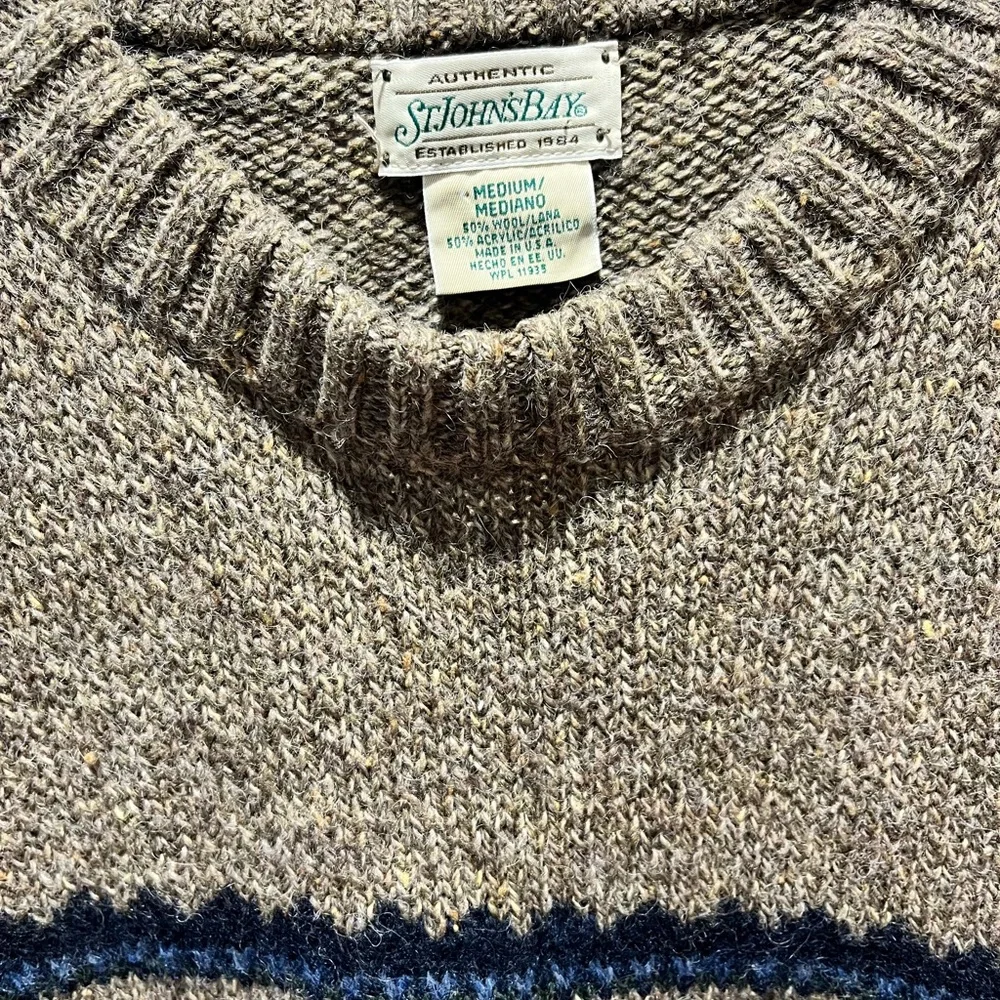 St. Johns Bay patterned wool