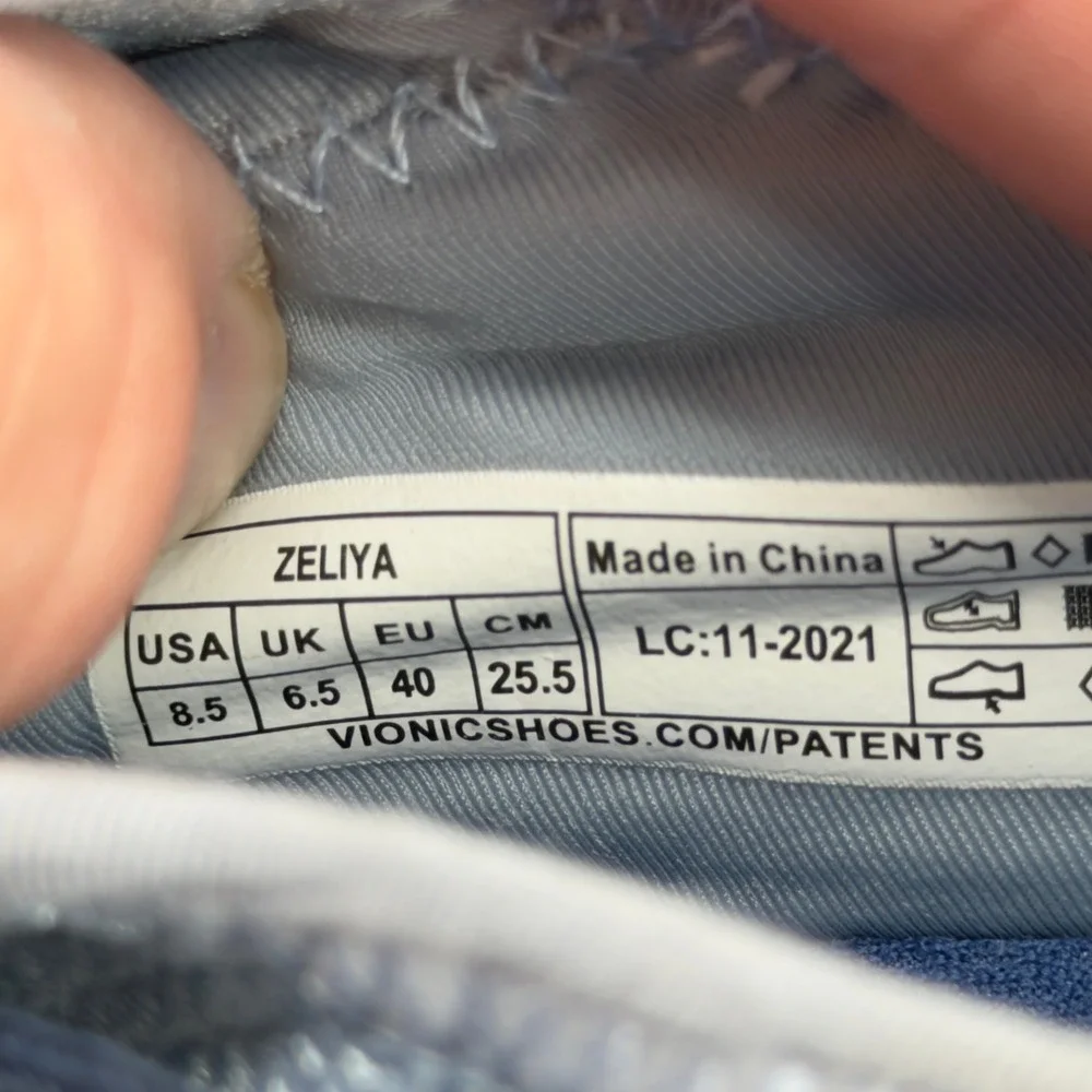 Vionic zeliya size