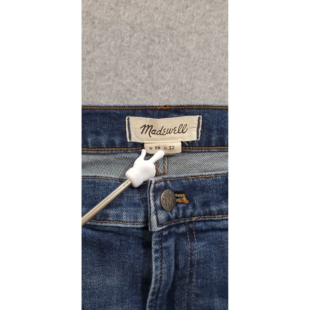 Madewell Jeans Mens 38‎ Slim Fit Straight Leg Stretch Blue Denim