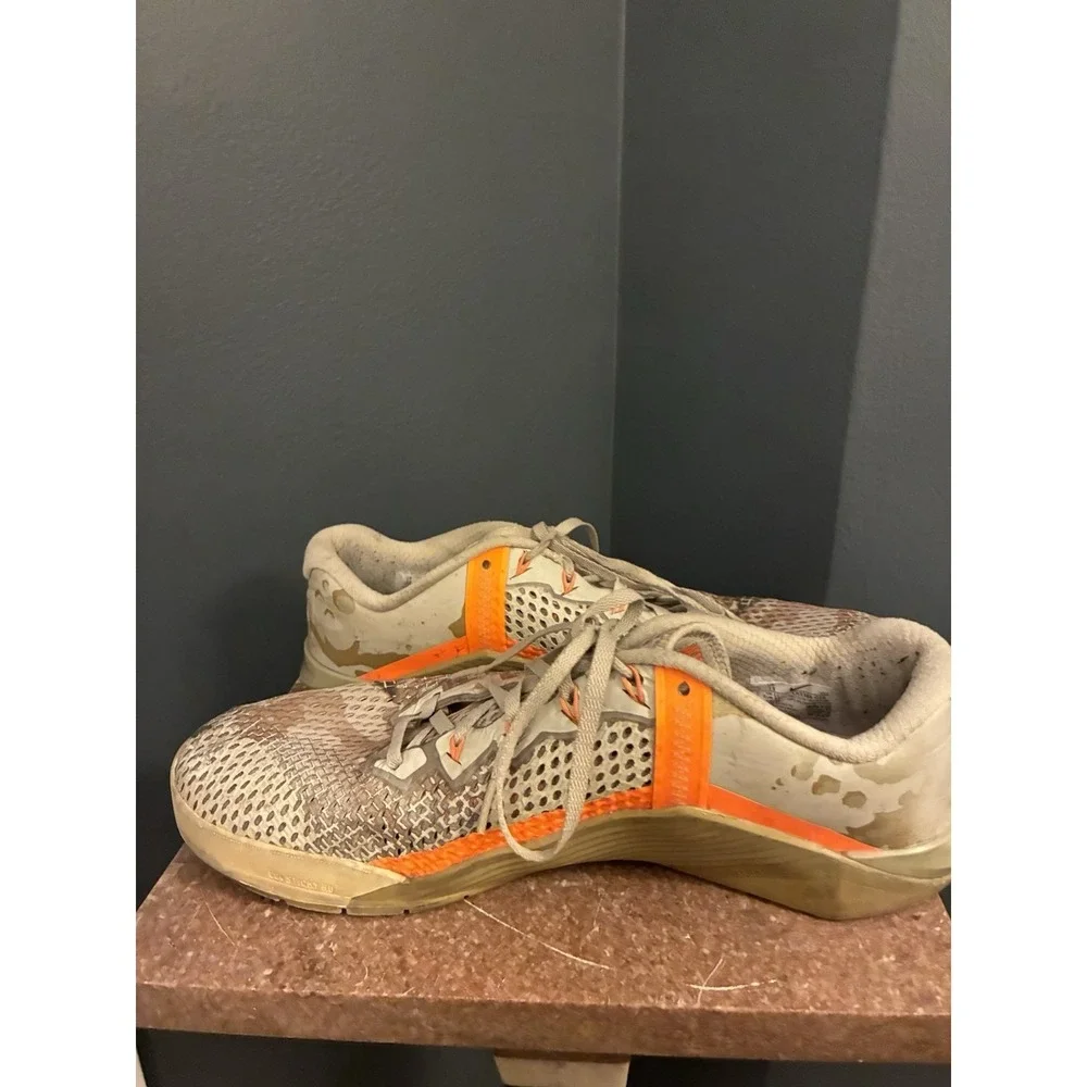 Nike Metcon 6 Yukon Brown Camo Orange Men's Training Shoes CK9388-028 Size 13