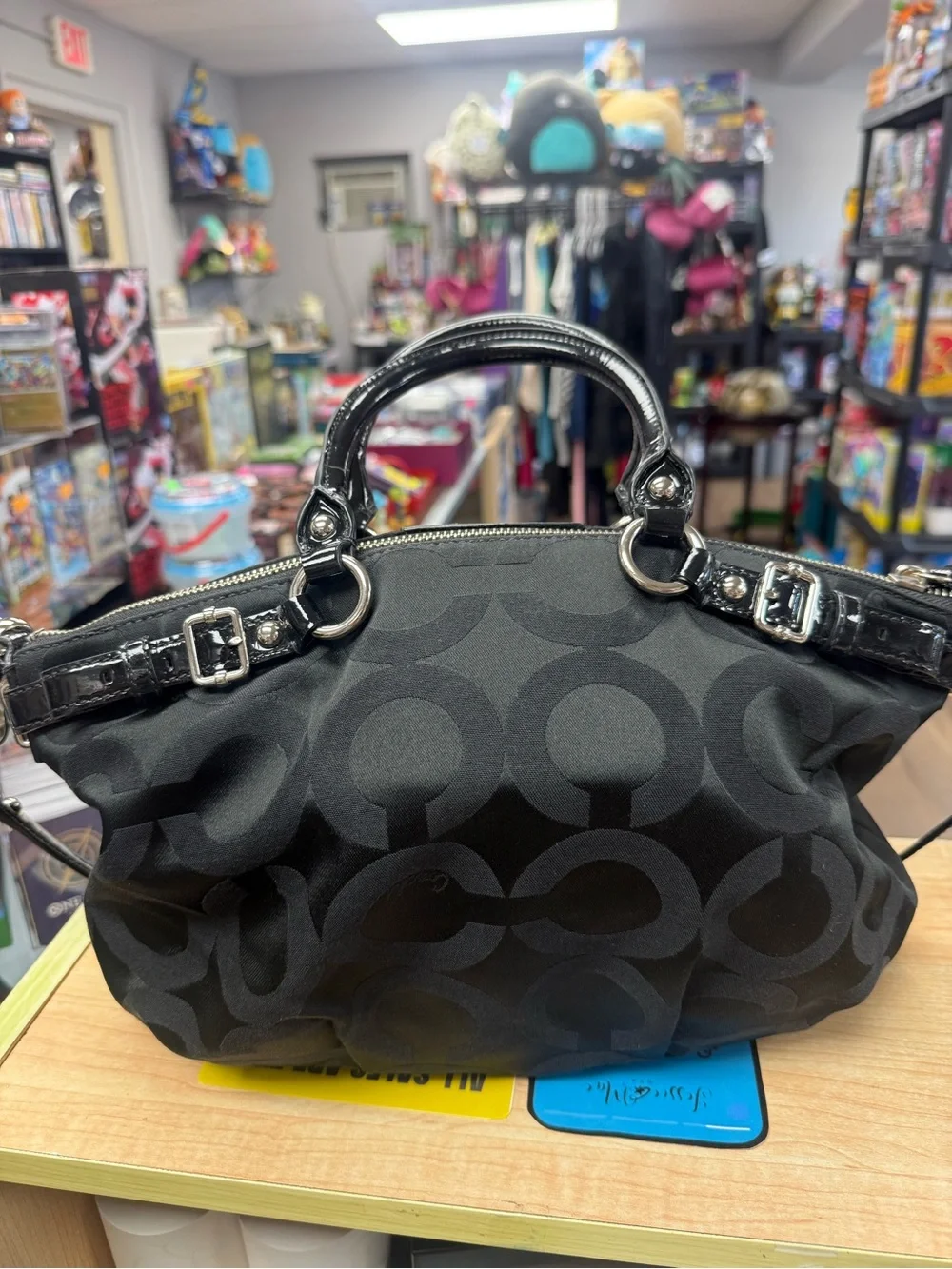 Coach handles detail