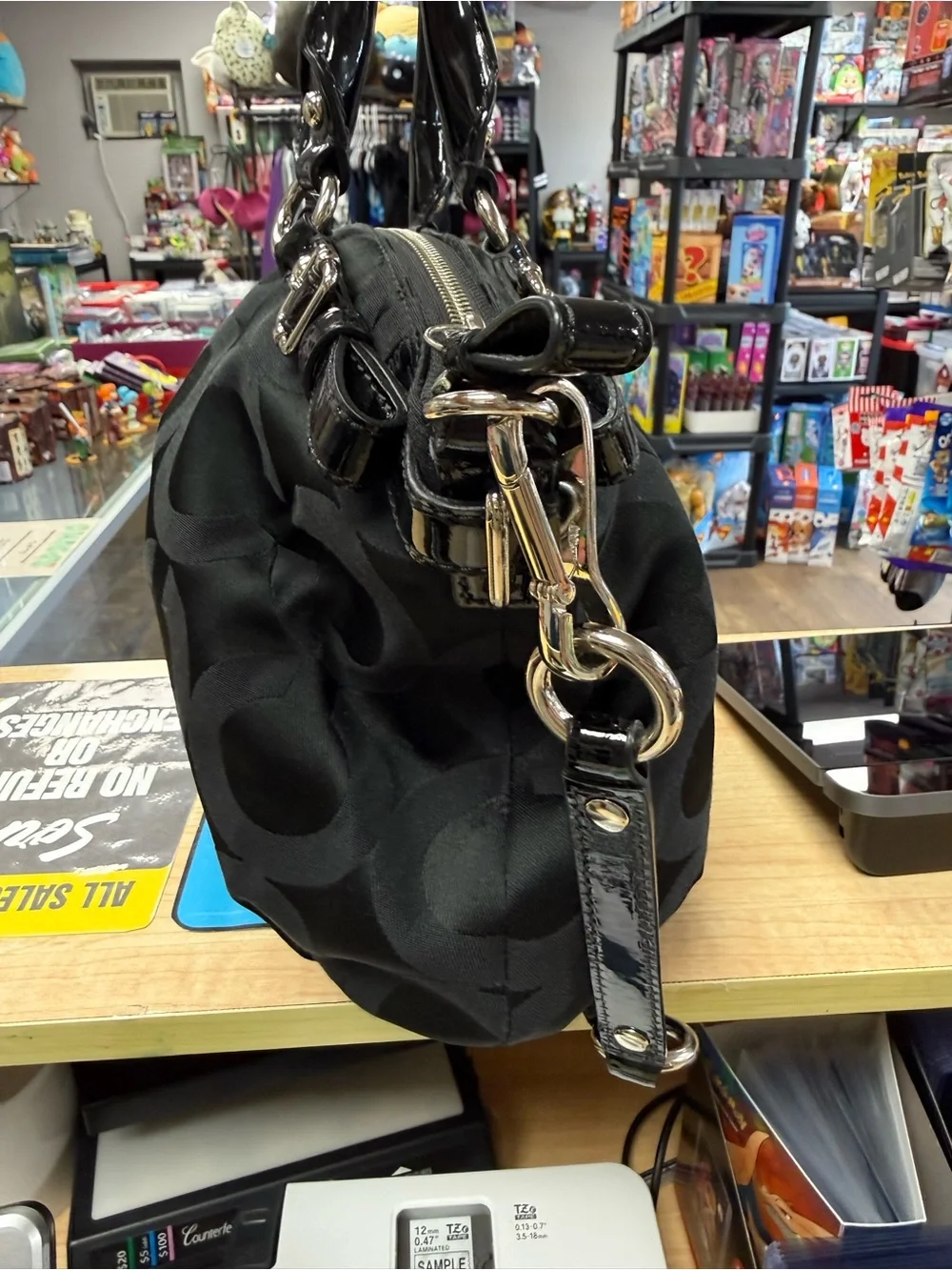 Coach handles satchel