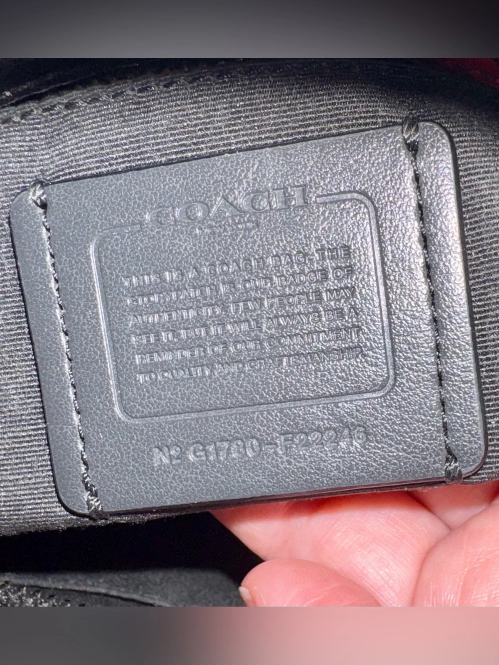Coach logo print used
