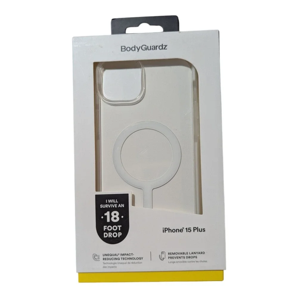 D8. BodyGuardz ACE Pro MagSafe Case For Apple iPhone 15‎ Plus (6.7 2023) - Clear