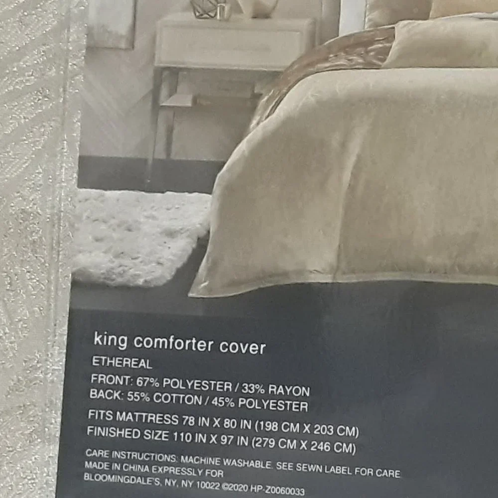 Hudson Park Ethereal King Duvet Cover