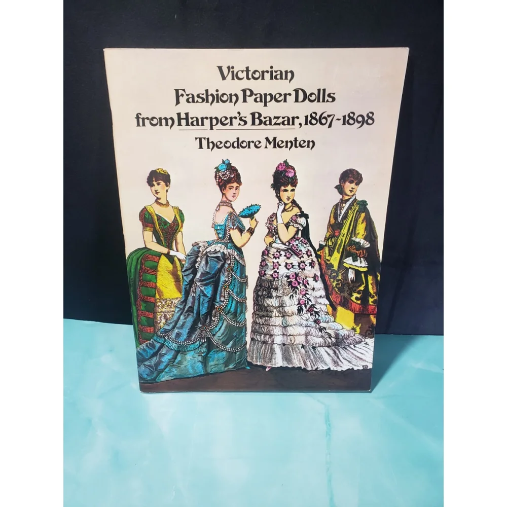 Paper Doll Book Uncut Victorian Fashion from Harpers Bazaar 1977 NEW NOS