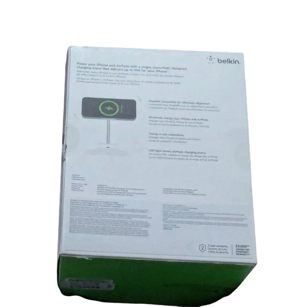 Bb.O Belkin BoostCharge Pro 2-in-1 Wireless‎ Charger Stand (Missing AC Adapter)