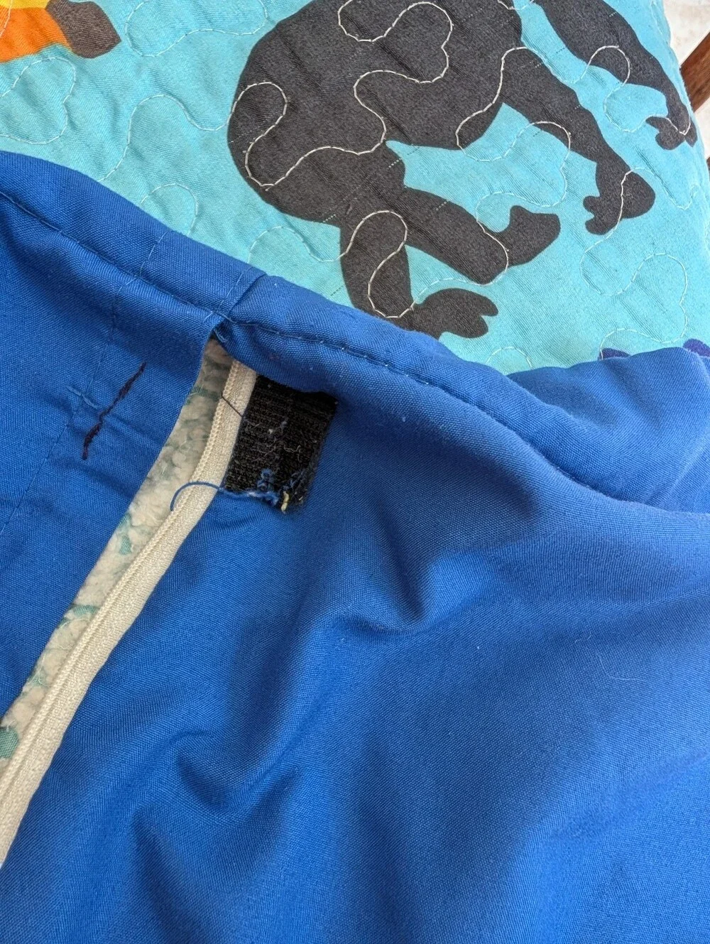 Kids Twin Quilt And Pillowsham with Jungle Animal Prints