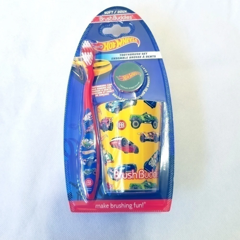Hot Wheels Toothbrush Cap &‎ Rinsing Cup