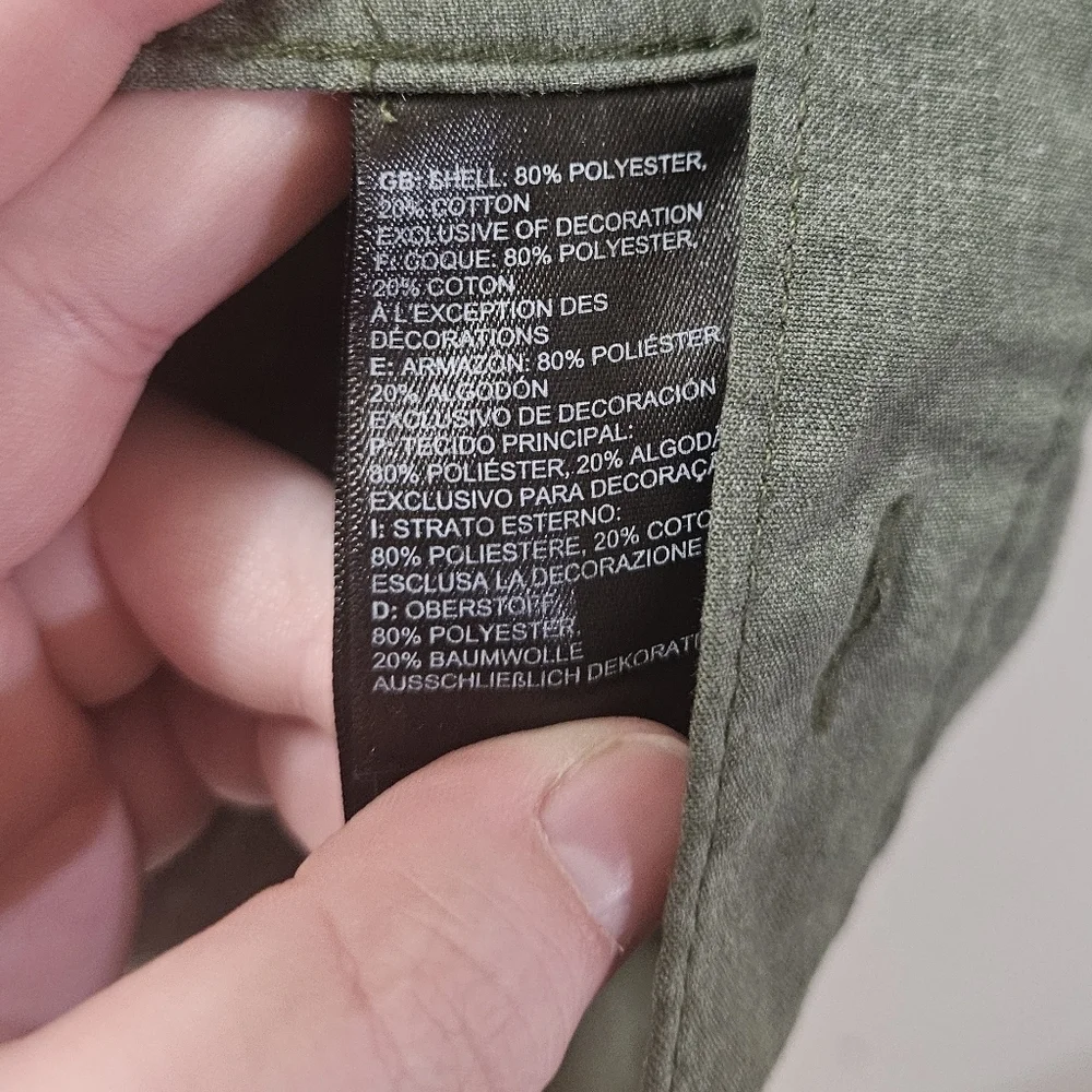Mens The North Face Green Button Down Shirt!