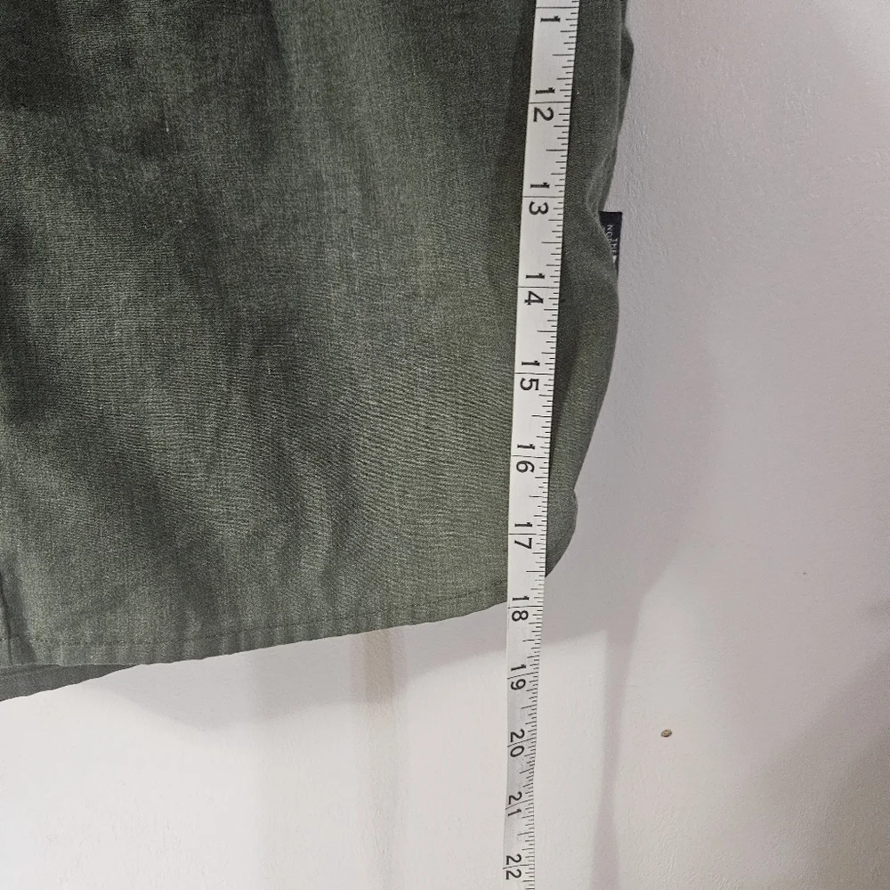 Mens The North Face Green Button Down Shirt!