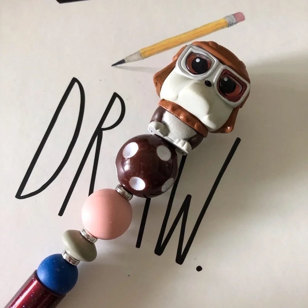 Disney Doorables: Up: Gamma handmade beaded pen
