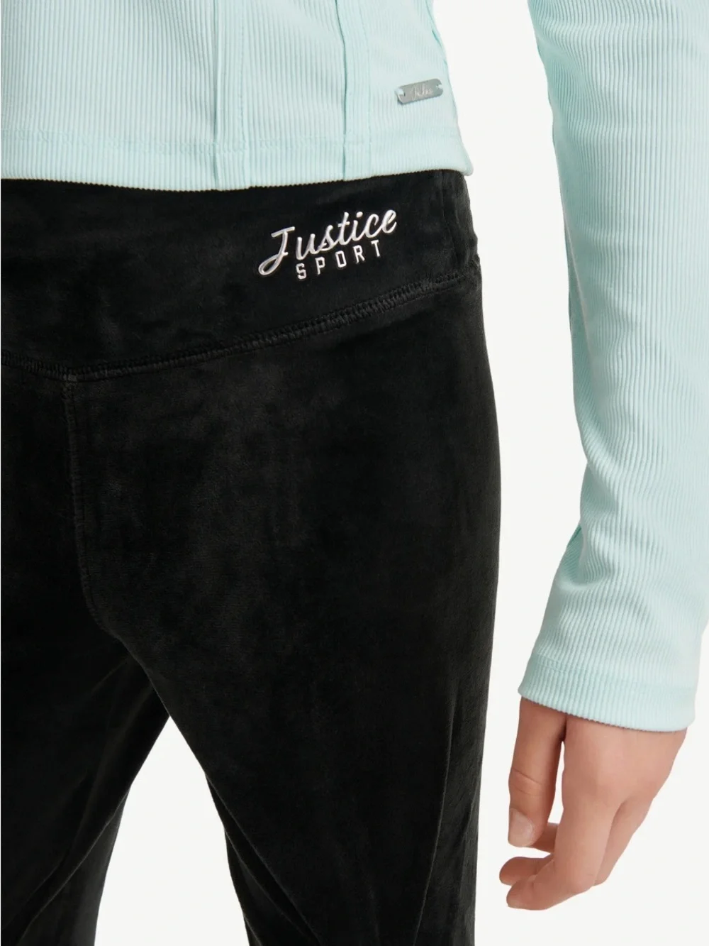 Justice Girls Velvet Legging Size: S NWT