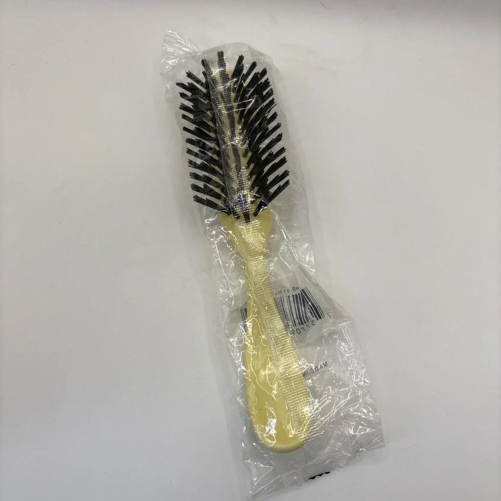 McKesson Hairbrush HB-01 Ivory Plastic‎ Handle Black Bristles 7