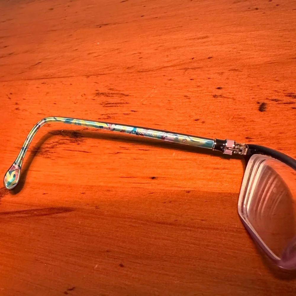 Colorful Fun Preppy Lilly Pulitzer Purple Eyeglasses “Fulton” Size 52-16-135