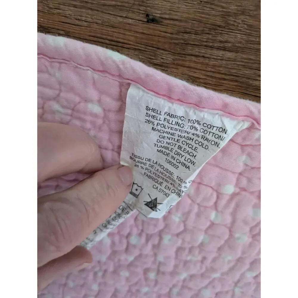 Shabby Cottage Chic Ballerina Bedspread Quilt Full/ Queen