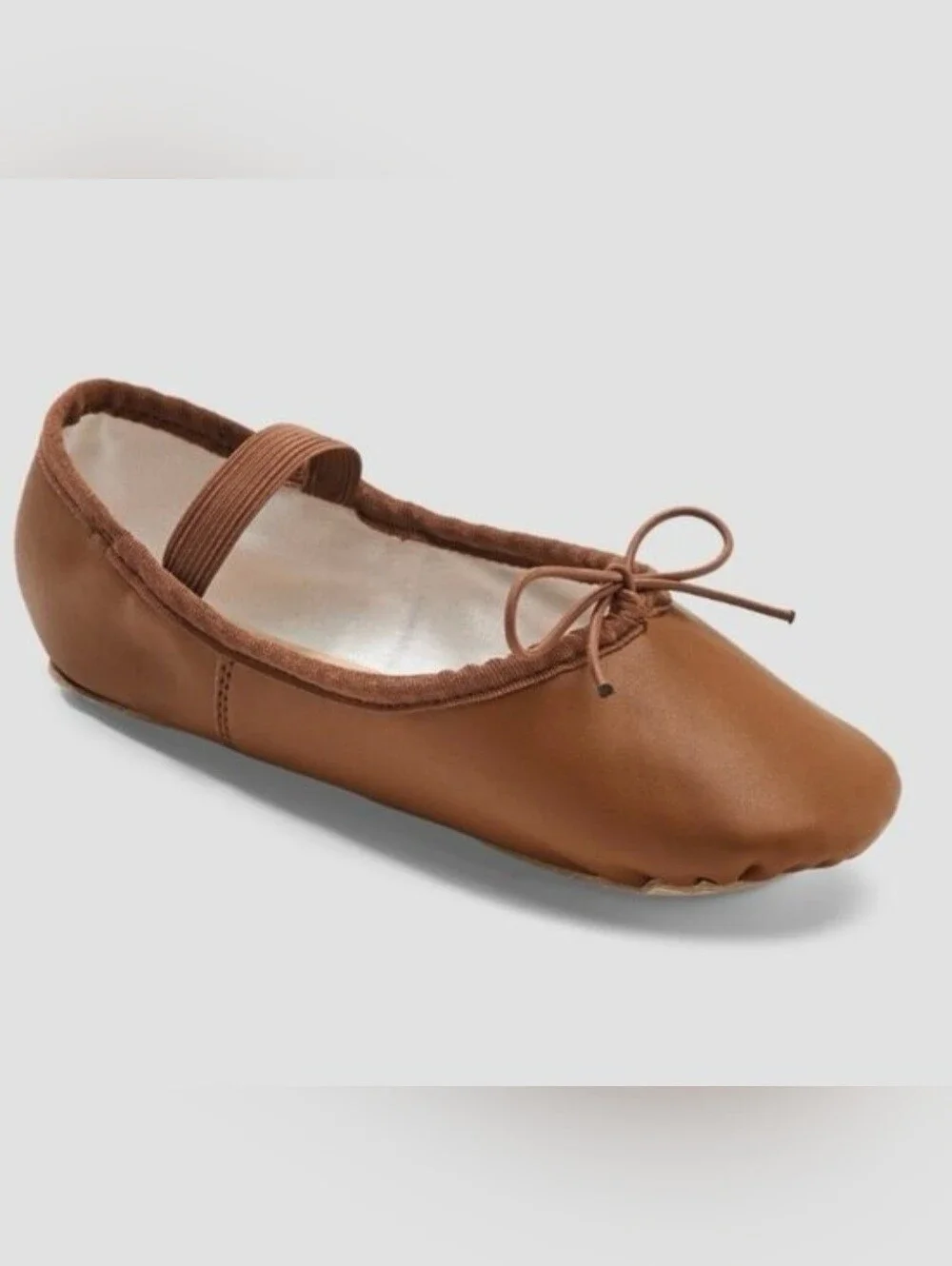 Tan Kids Ballet Shoes