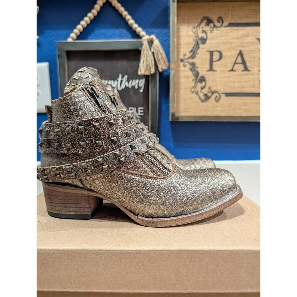 RARE Freebird by Steven Truth Brown Multi Women's 8 w/ Original Box EUC