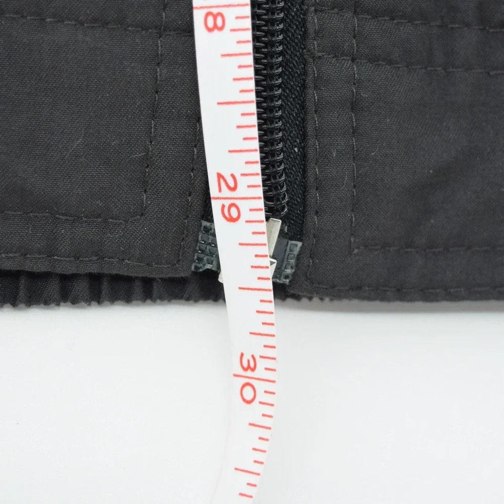 Vintage On Line Windbreaker Jacket Men XXL Black Dual Stripe Full Zip Mesh Lined