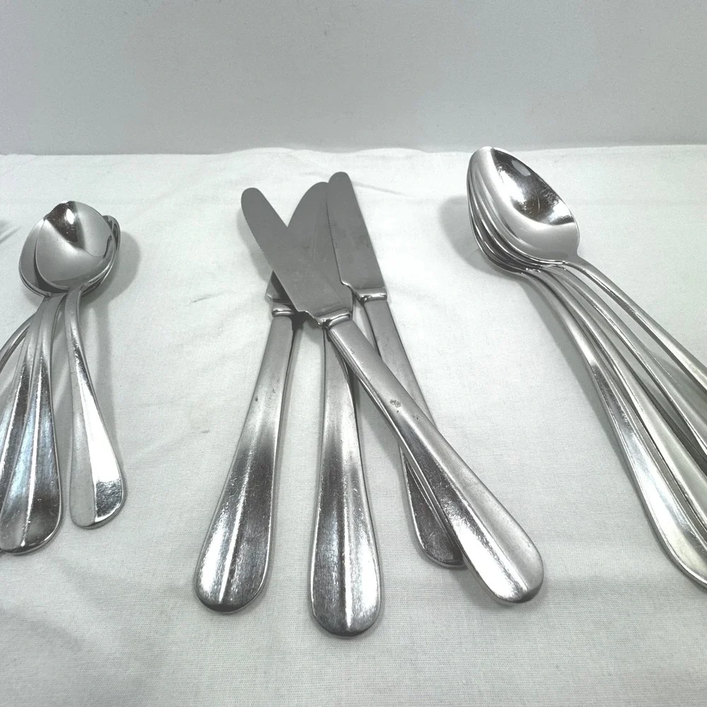 Cambridge SS Annapolis Flatware Set 16pc Teardrop Handle