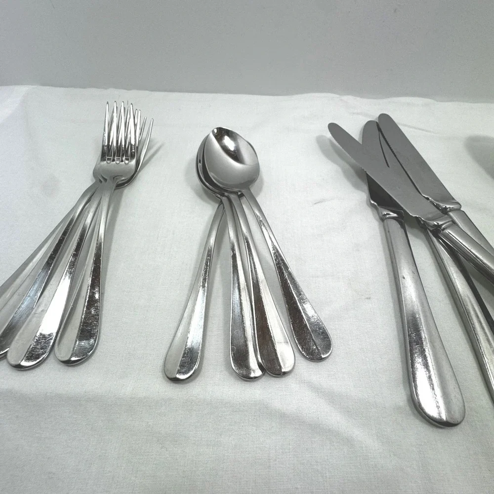 Cambridge SS Annapolis Flatware Set 16pc Teardrop Handle