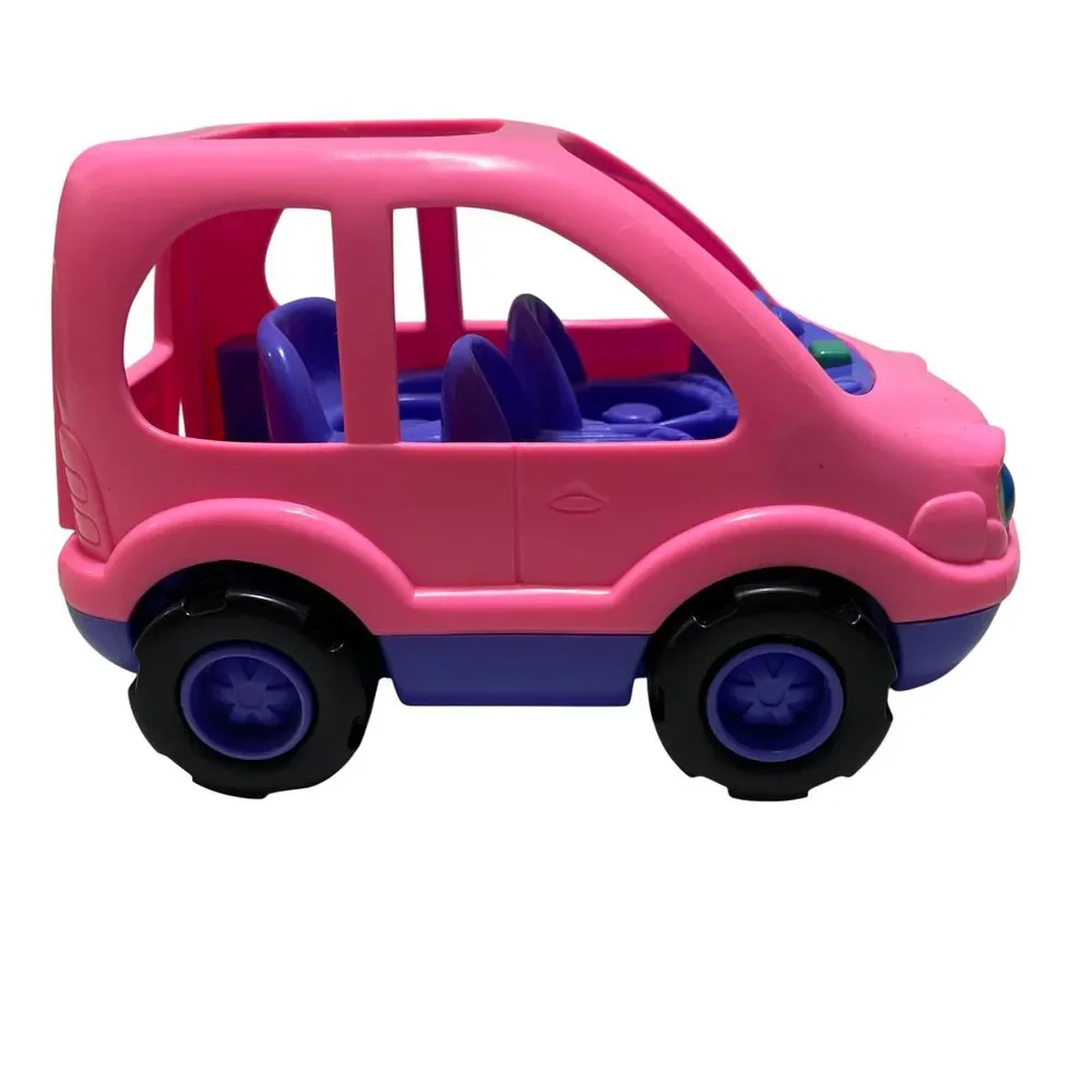 Fisher‎ Price 2002 Working Little People Pink Musical SUV Open & Close