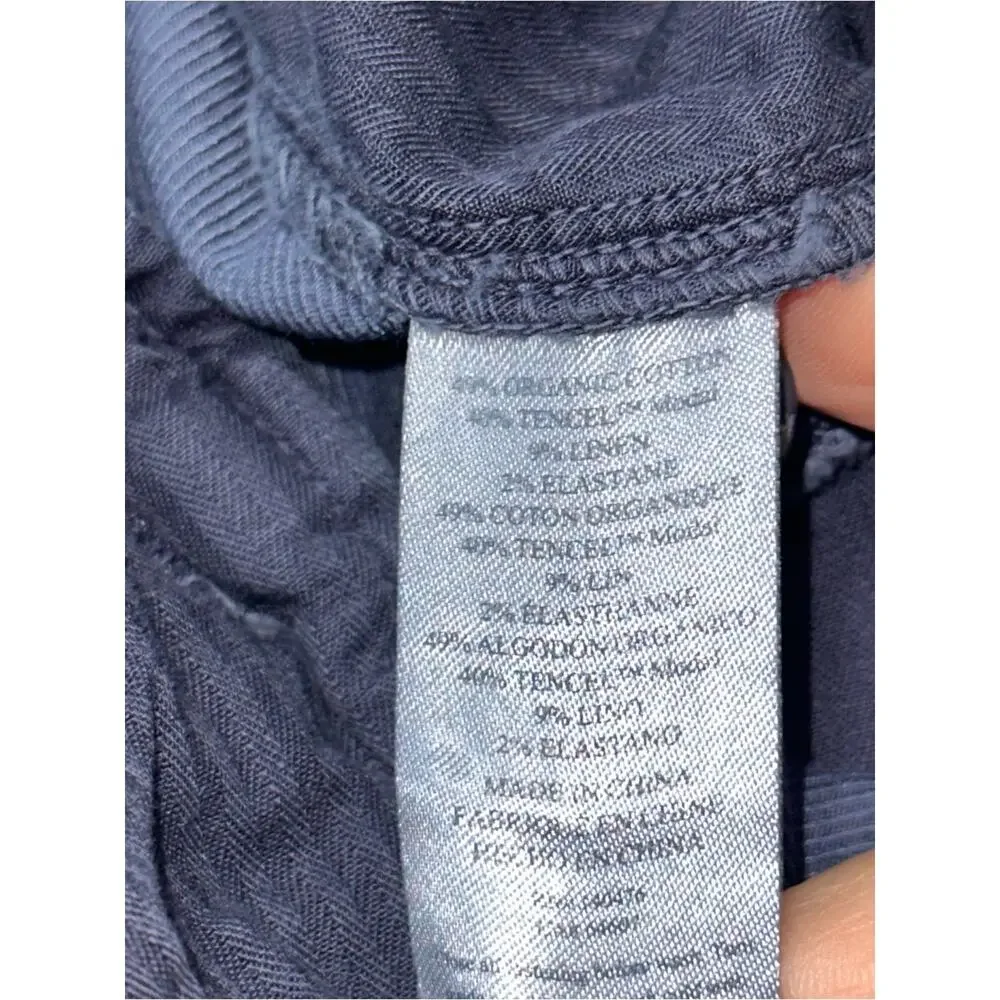 Faherty Men’s Size S Navy Blue Nights Flat Front Essential Drawstring 6” Shorts