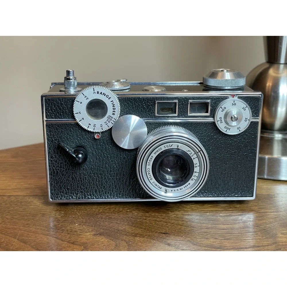 Argus C3 Camera Bilora Tripod Kodak Filters Adapter Rings Excellent Condition