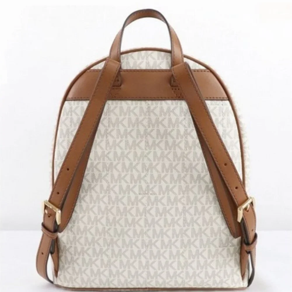 MICHAEL KORS Kenly Medium Backpack Signature Vanilla Bag