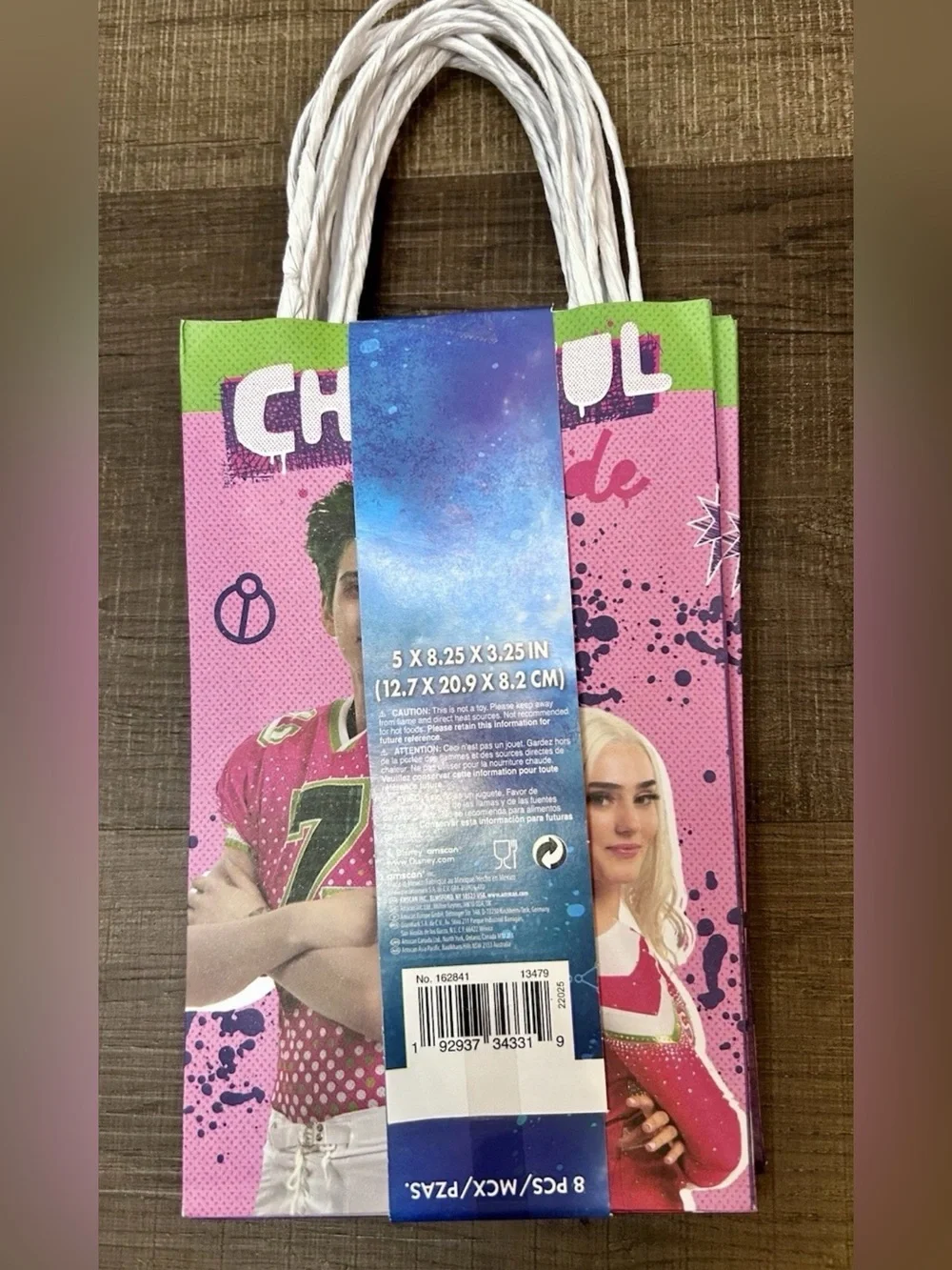 Disney Zombies 3 Gift Bags Kraft Bags Birthday Bags Set Of 8 NEW UNUSED