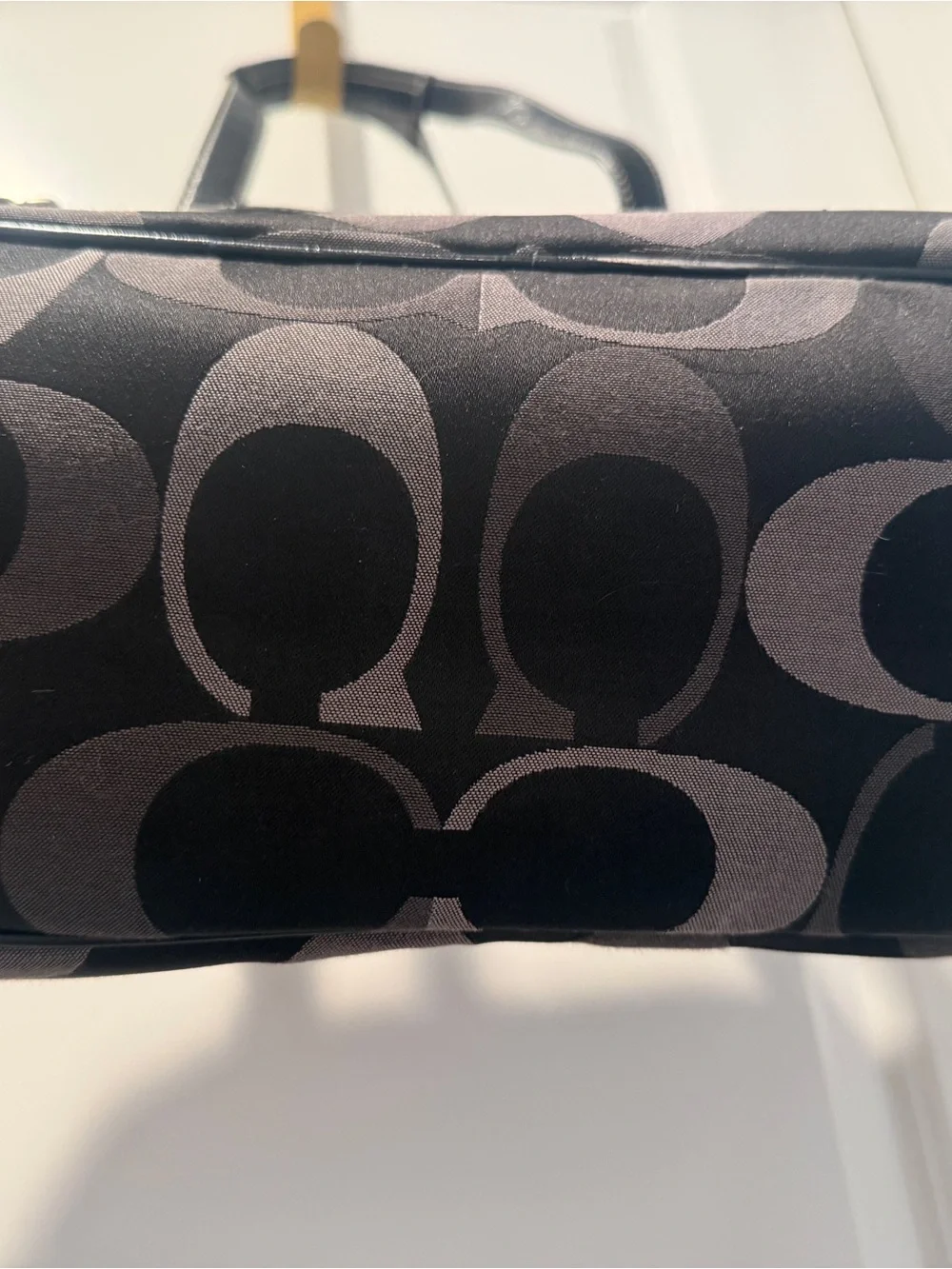 Coach tote featuring