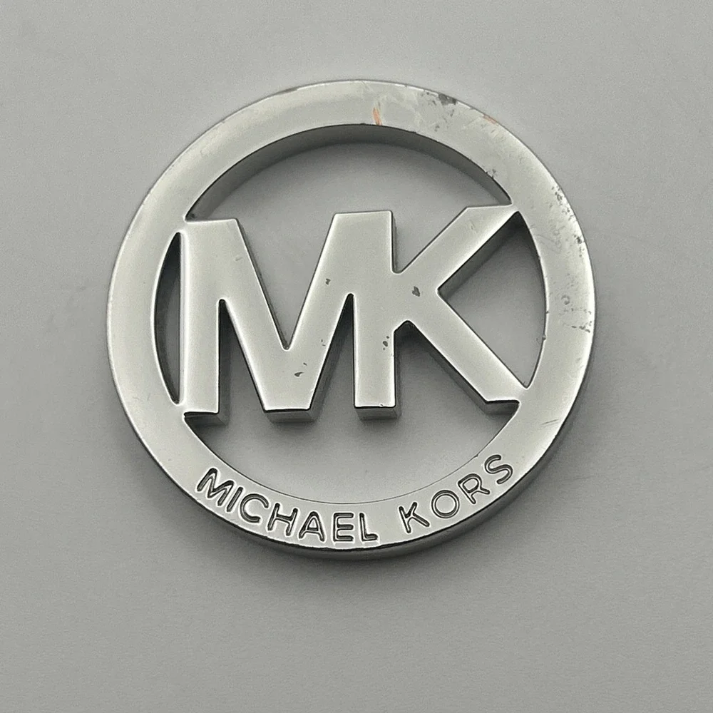 Michael Kors Silver MK‎ Logo Charm Hang Tag