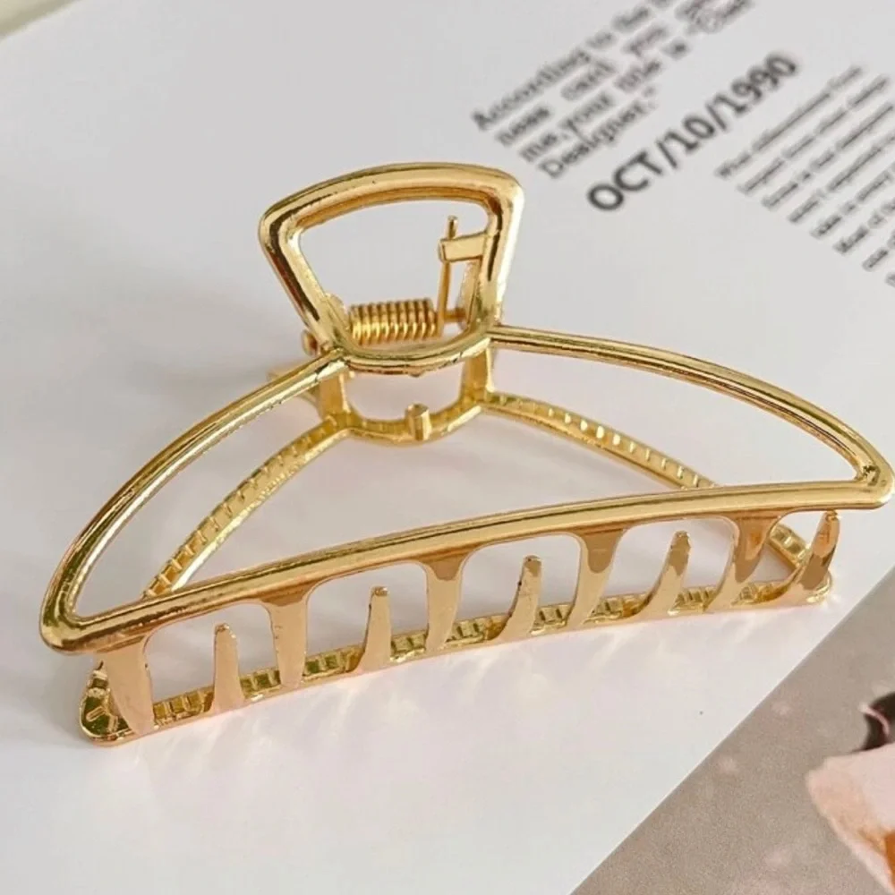 Gold Metal Hair Clip