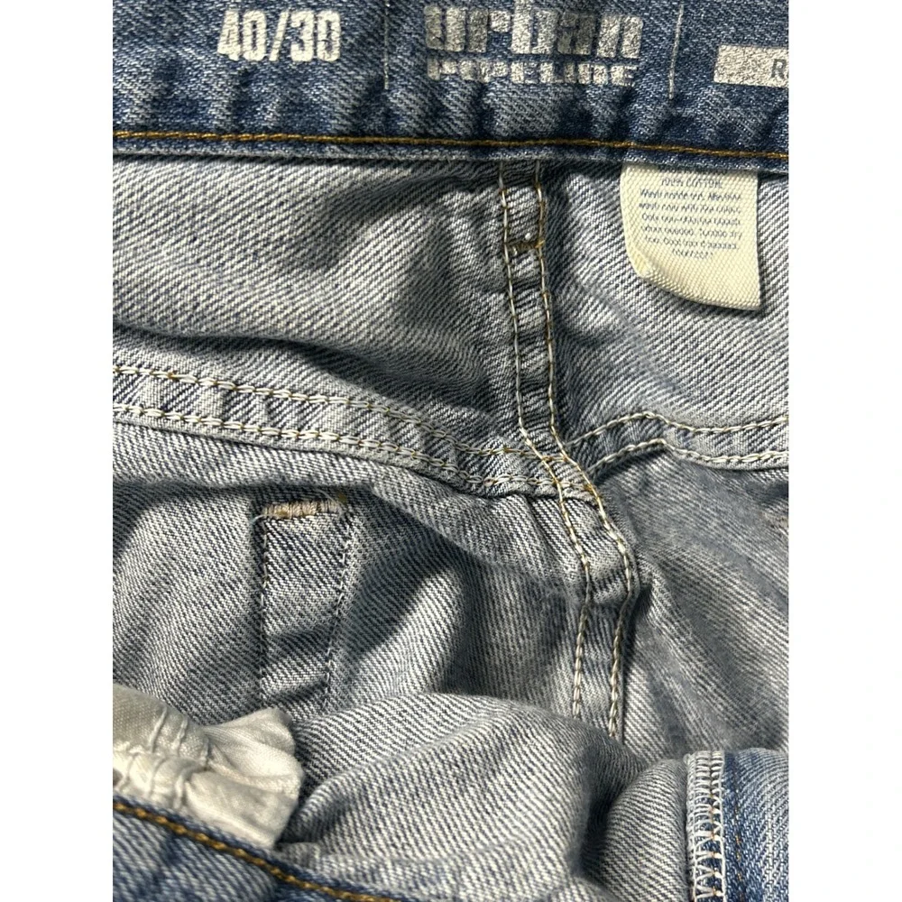 UBX Jeans Mens 40/30 Regular Fit Blue Denim Straight‎ Leg Casual Pants