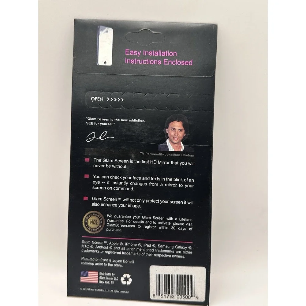 Vintage Glam Screen iPhone 4‎ HD Mirror Screen Protector by Jonathan Cheban NIB