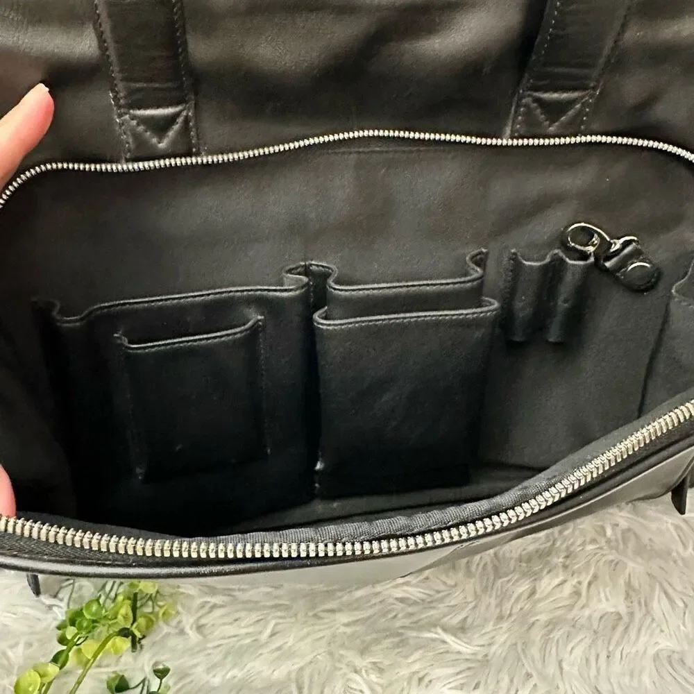 Levenger black leather