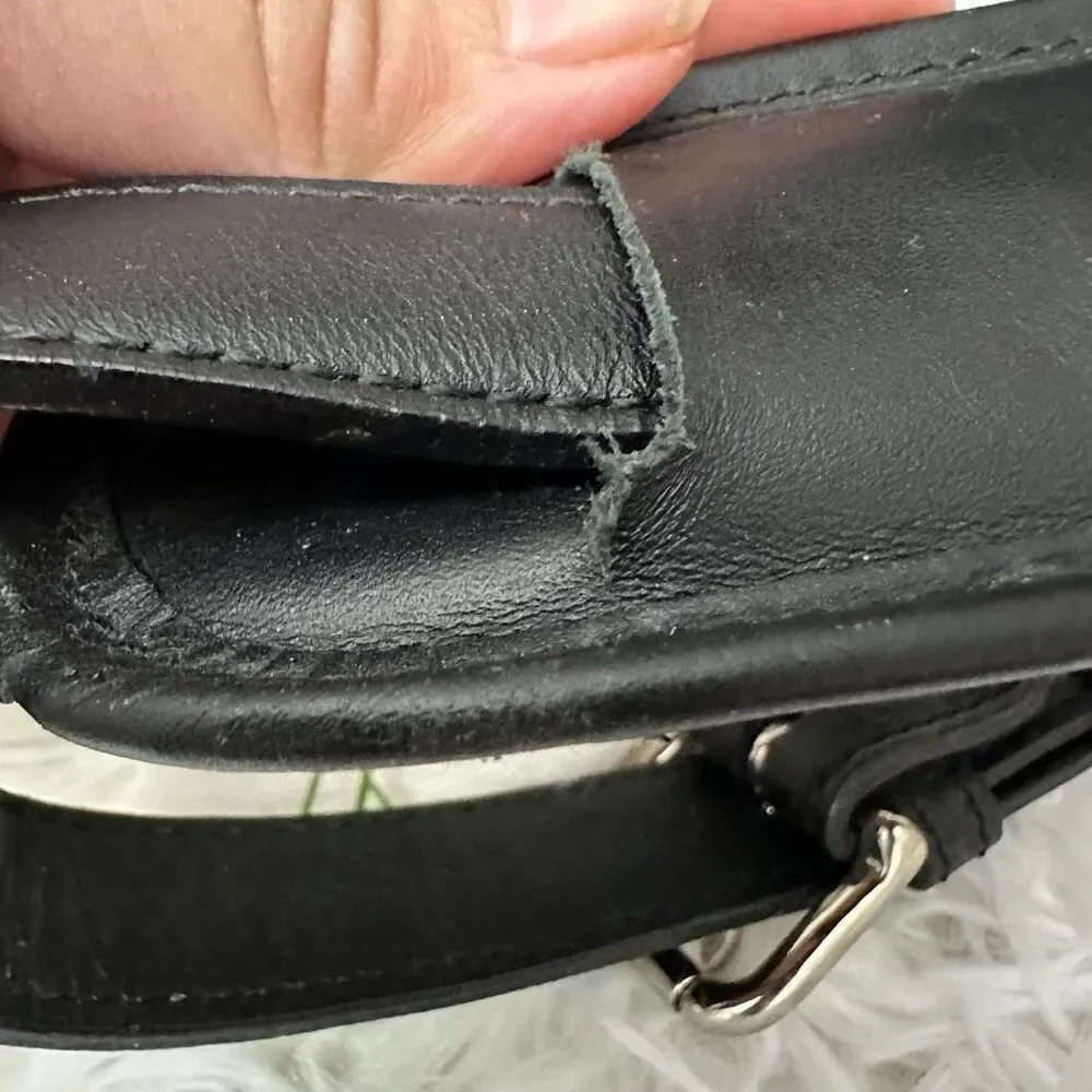 Levenger black leather