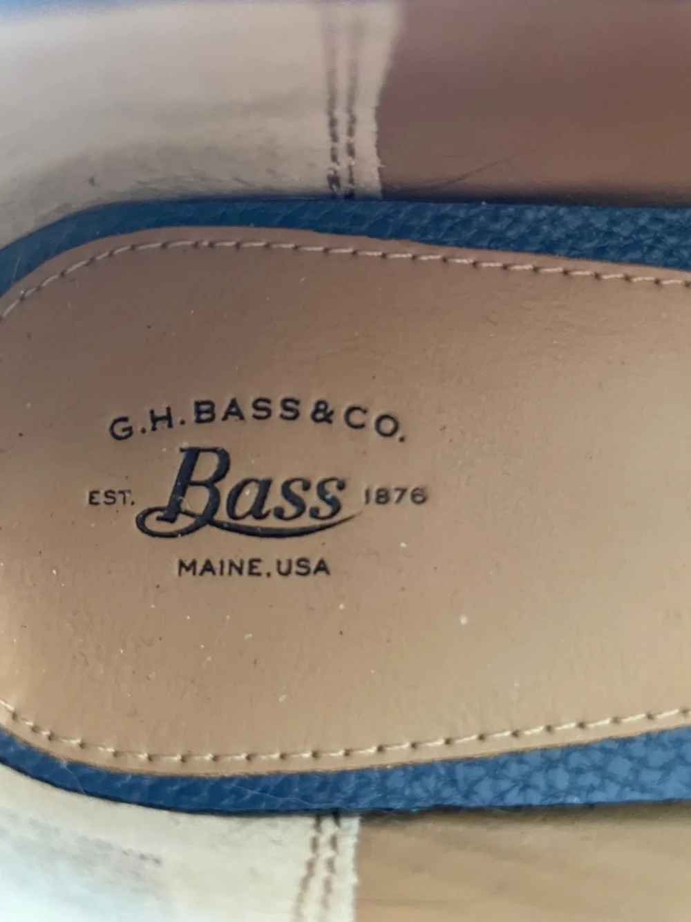 G.H. Bass & Co. size gold