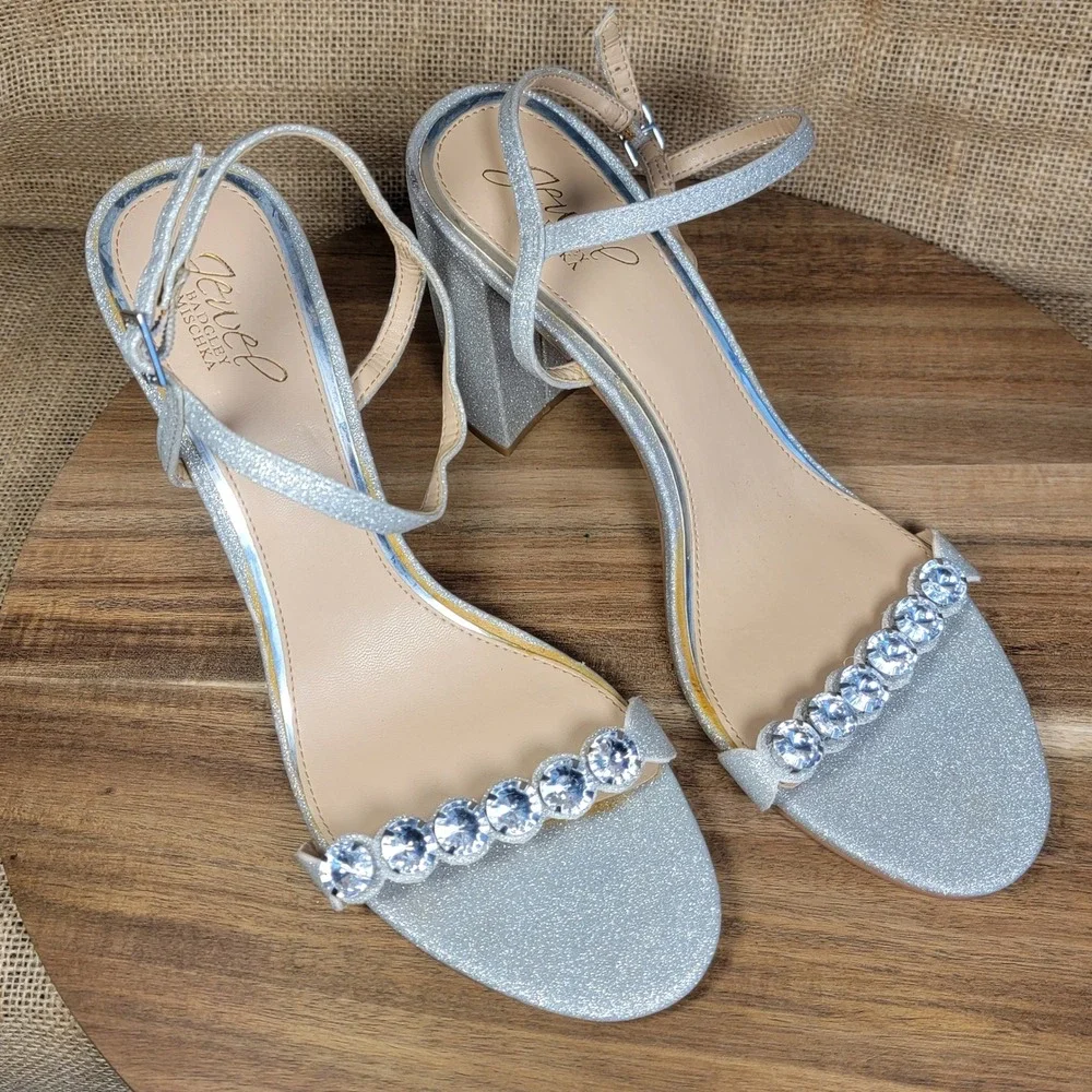 Jewel Badgley Mischka elegant silver