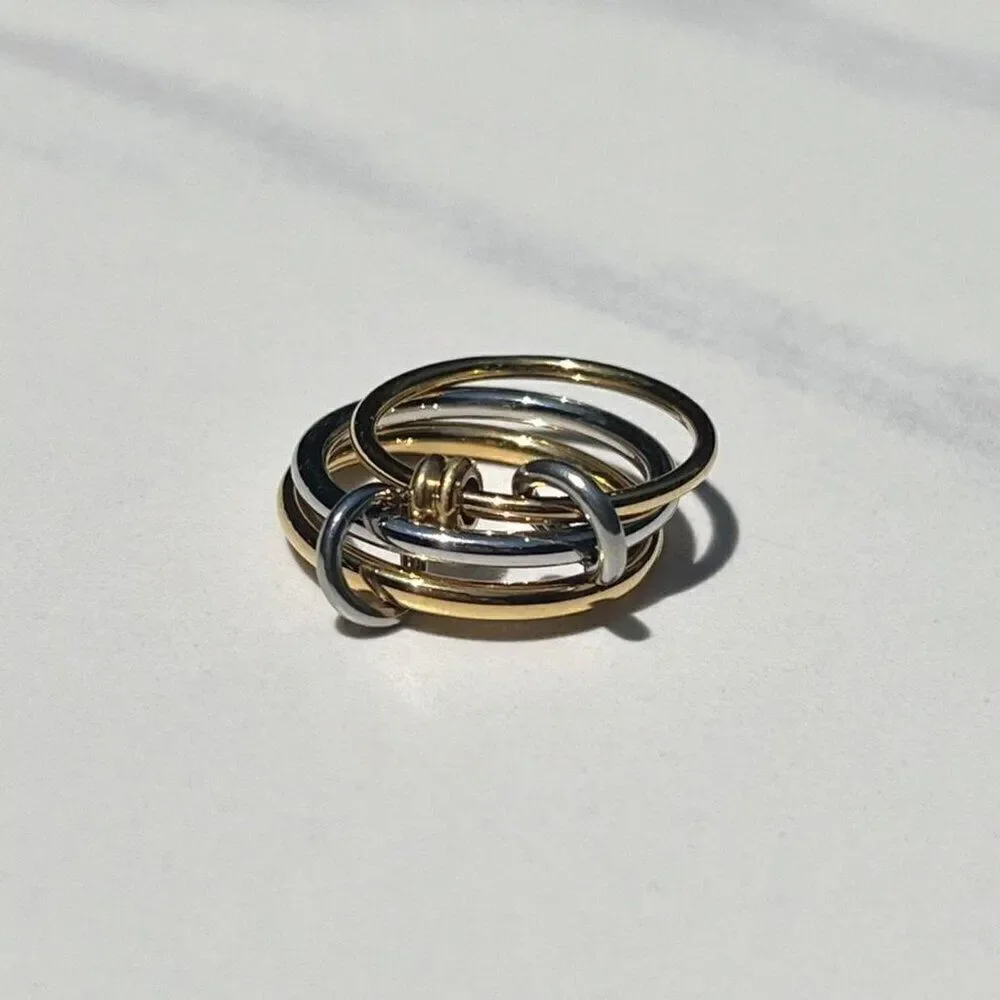 New! “Jaclyn” Mixed Metal 3-in-1 Ring