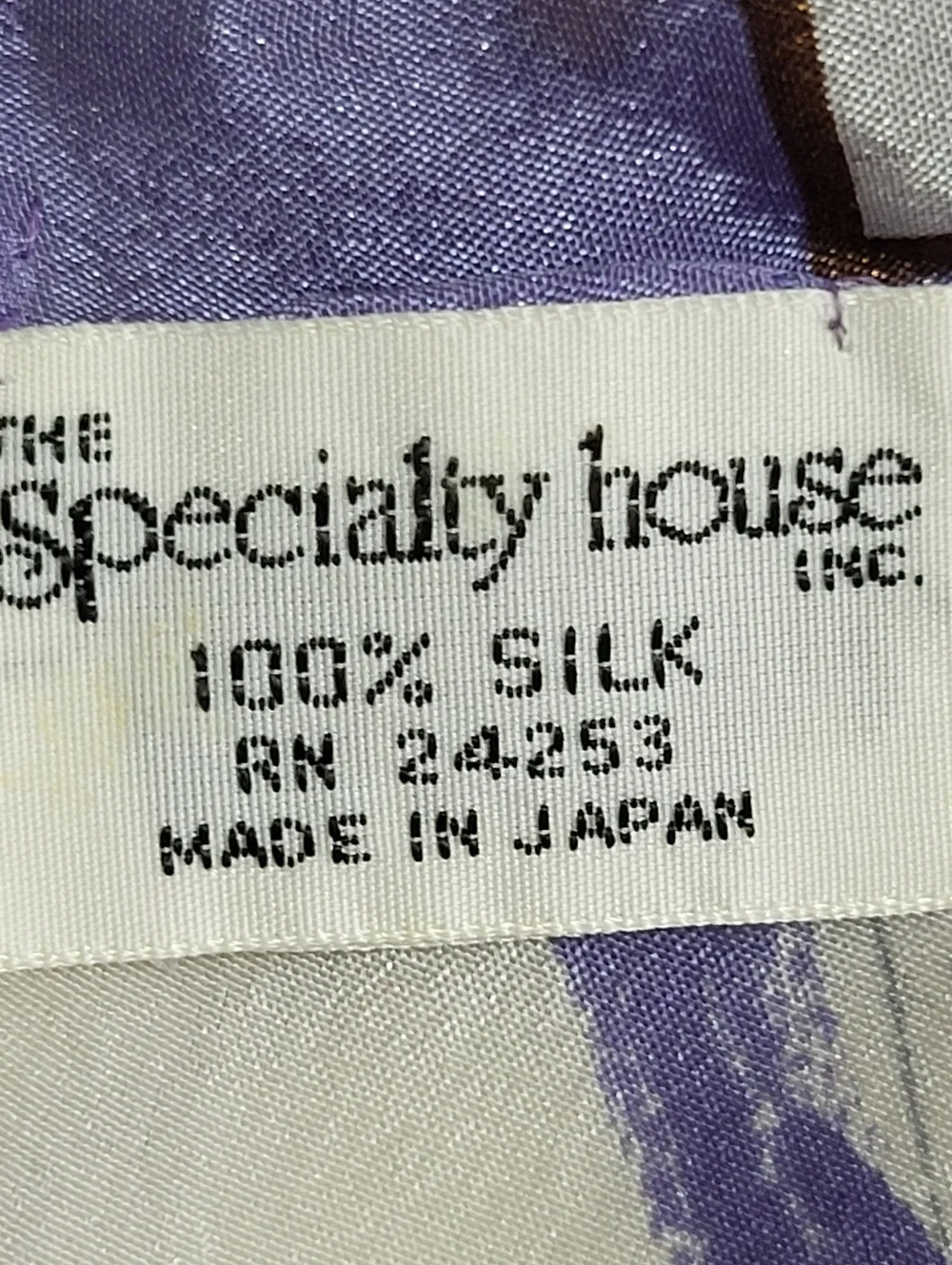 Specialty House please see