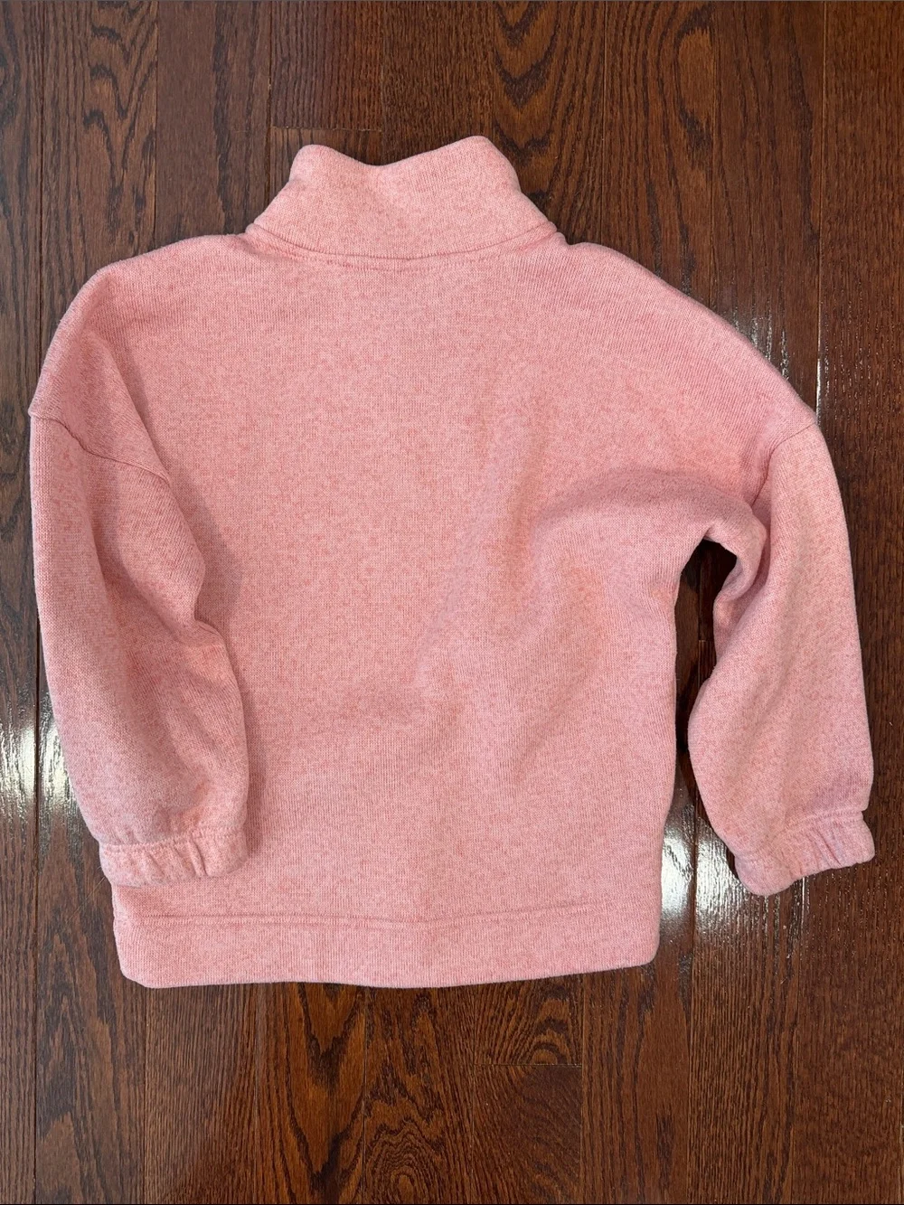 Old Navy Cozy Pink Half-Zip Fleece Pullover