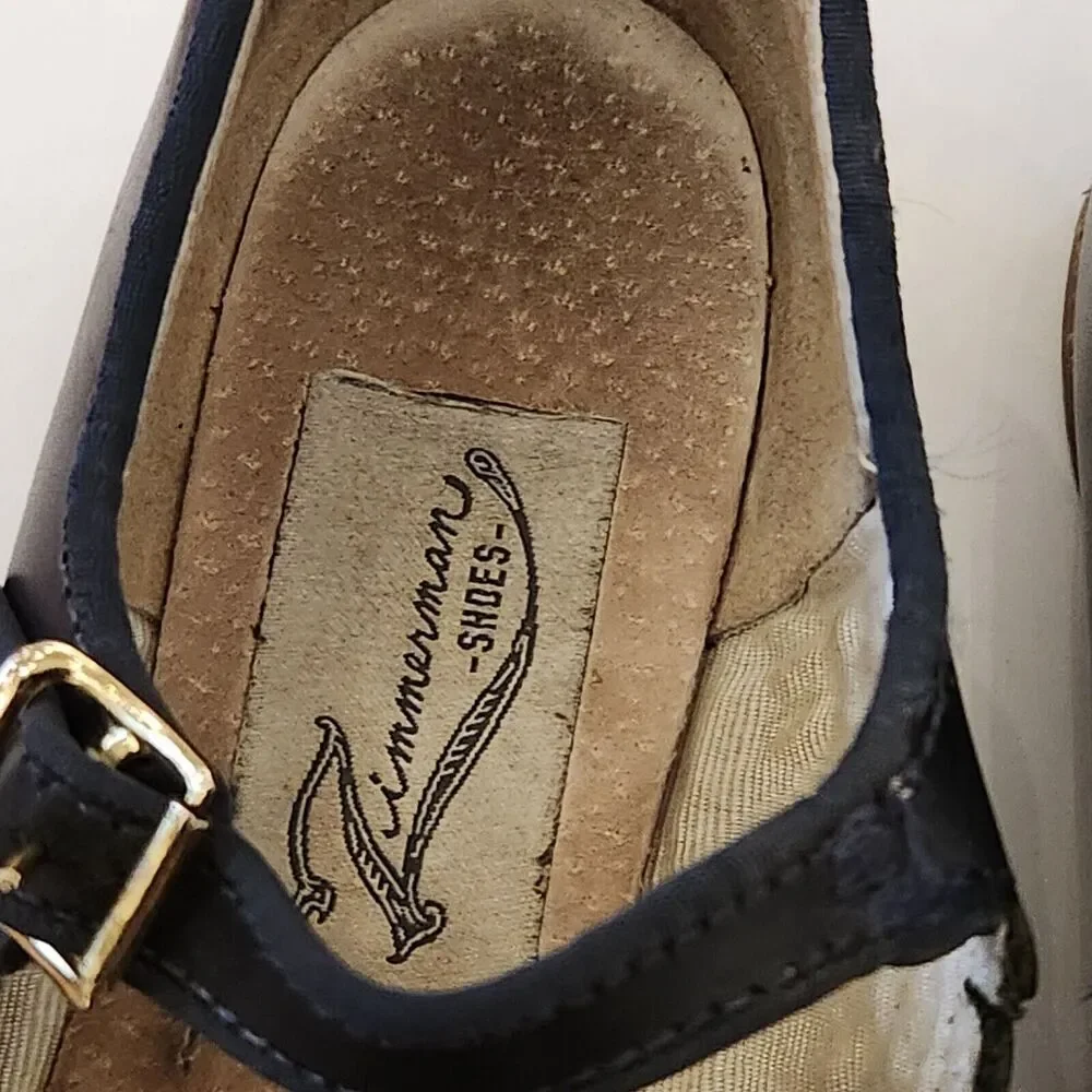 Navy Scalloped Mary Jane ZIMMERMAN Dress Party Shoes Size‎ 12c