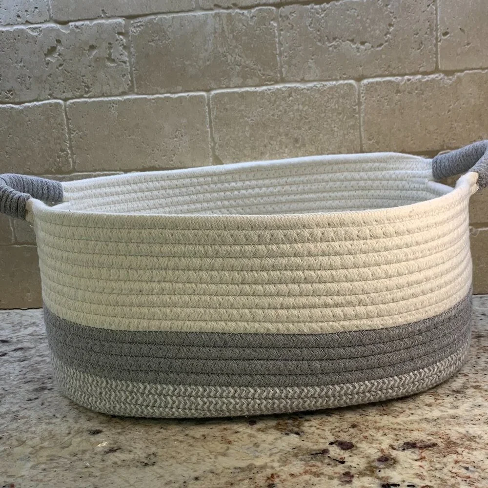 Rope Cotton Basket - NWOT