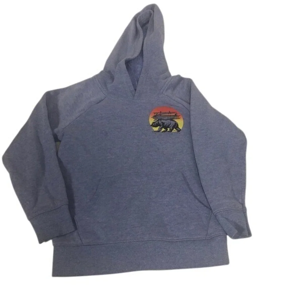 Old Navy periwinkle hoodie‎ surfer bear Size 4T